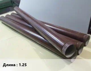 Труба водосточная оцинкованная 1.25